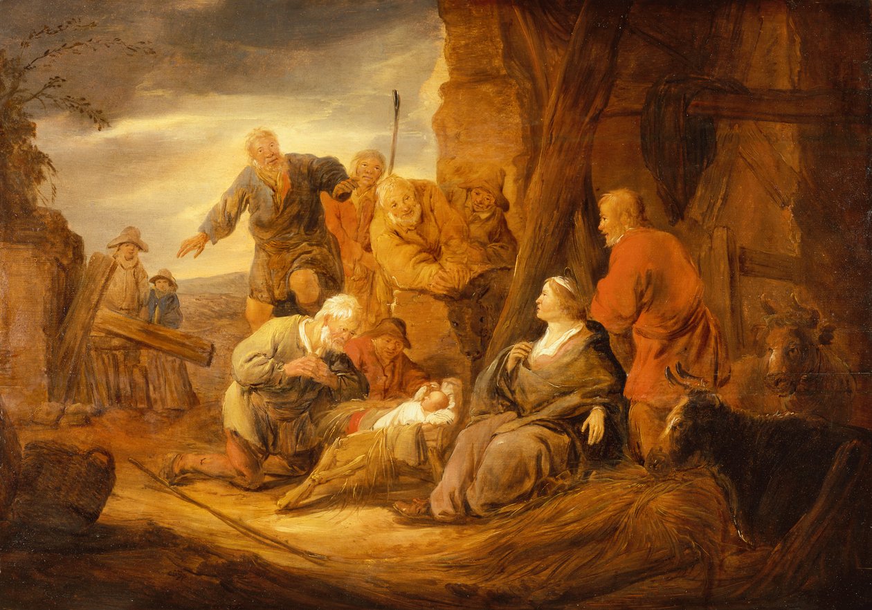 A Pásztorok imádása (olaj) alkotó: Benjamin Gerritsz. Cuyp