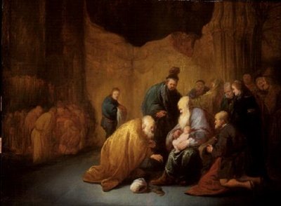 A körülmetélés (olaj a panelen) alkotó: Benjamin Gerritsz. Cuyp