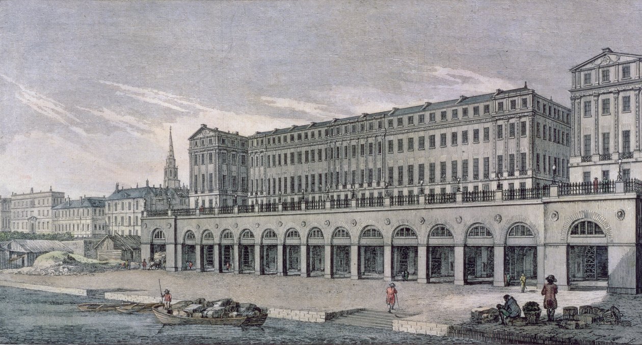 Az Adelphi nevű épületek, London, 1771 alkotó: Benjamin Green