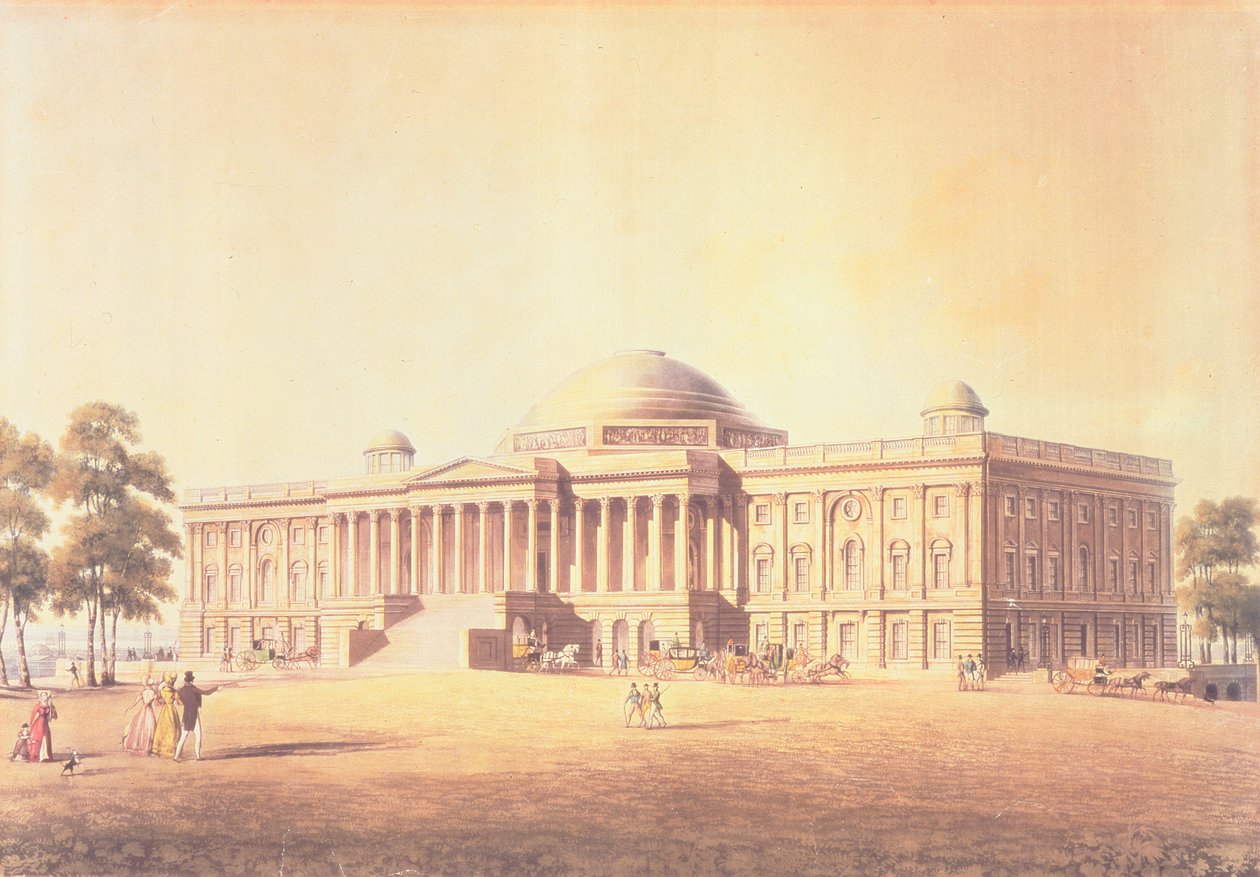 Az Egyesült Államok Capitoliuma, Thomas Sutherland metszete, 1825 (akvatinta) alkotó: Benjamin Henry Latrobe