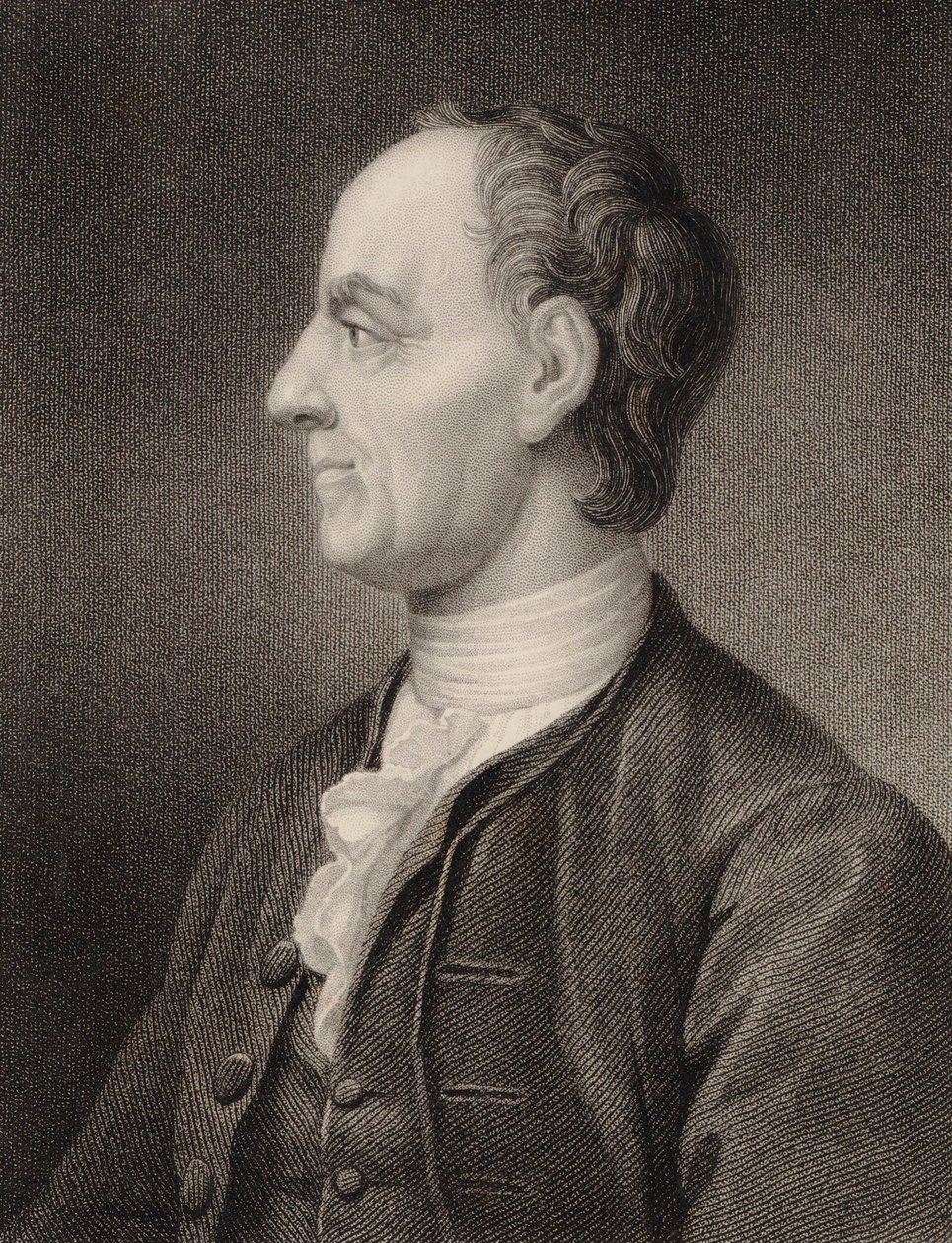Leonhard Euler matematikus portréja 1707-1783, 1850. alkotó: Benjamin Holl