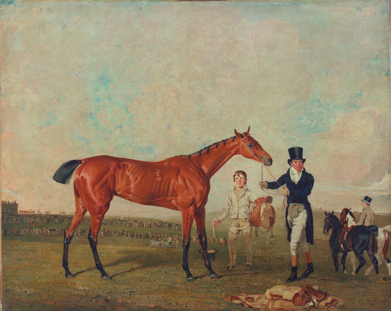 Lapátolót az oktatója, Will Chifney tartotta, 1819 alkotó: Benjamin Marshall