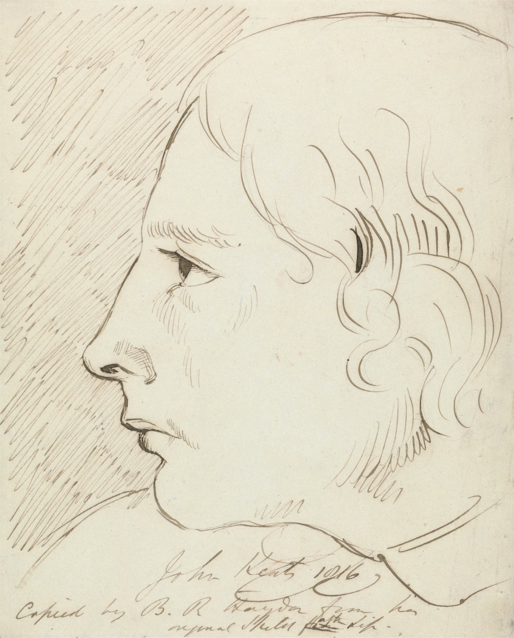 John Keats alkotó: Benjamin Robert Haydon