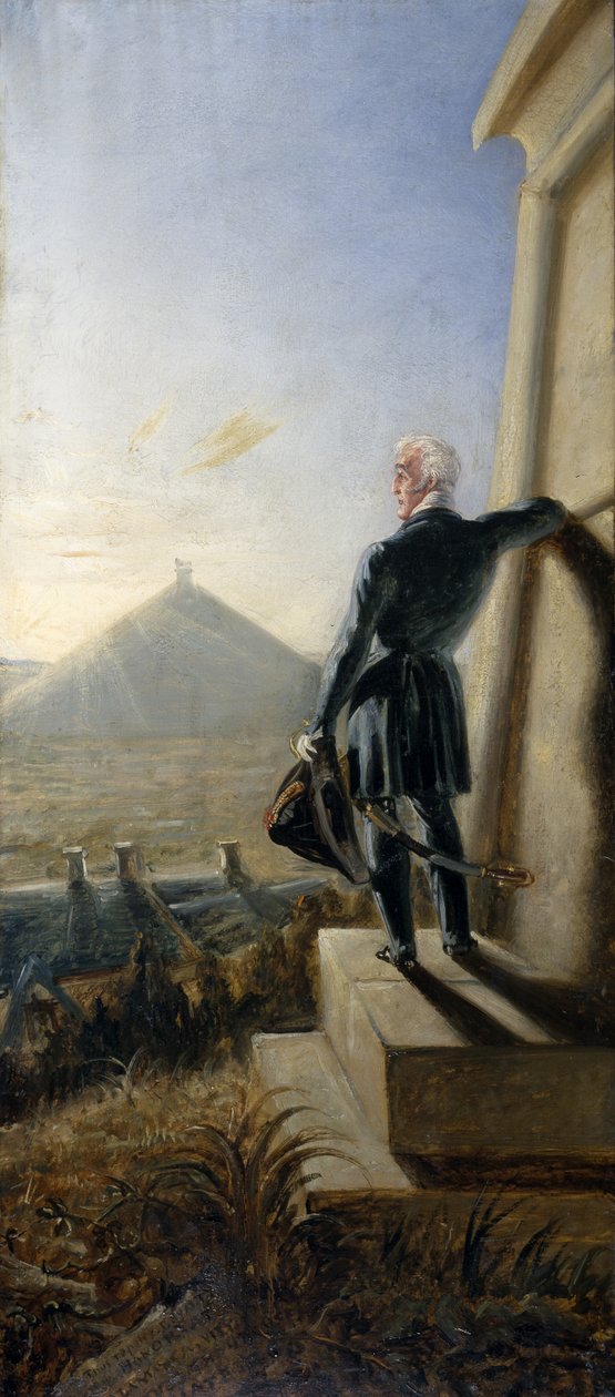 Wellington hercege a Waterloo-i mezőn töpreng, 1844 körül (olaj, vászon) alkotó: Benjamin Robert Haydon
