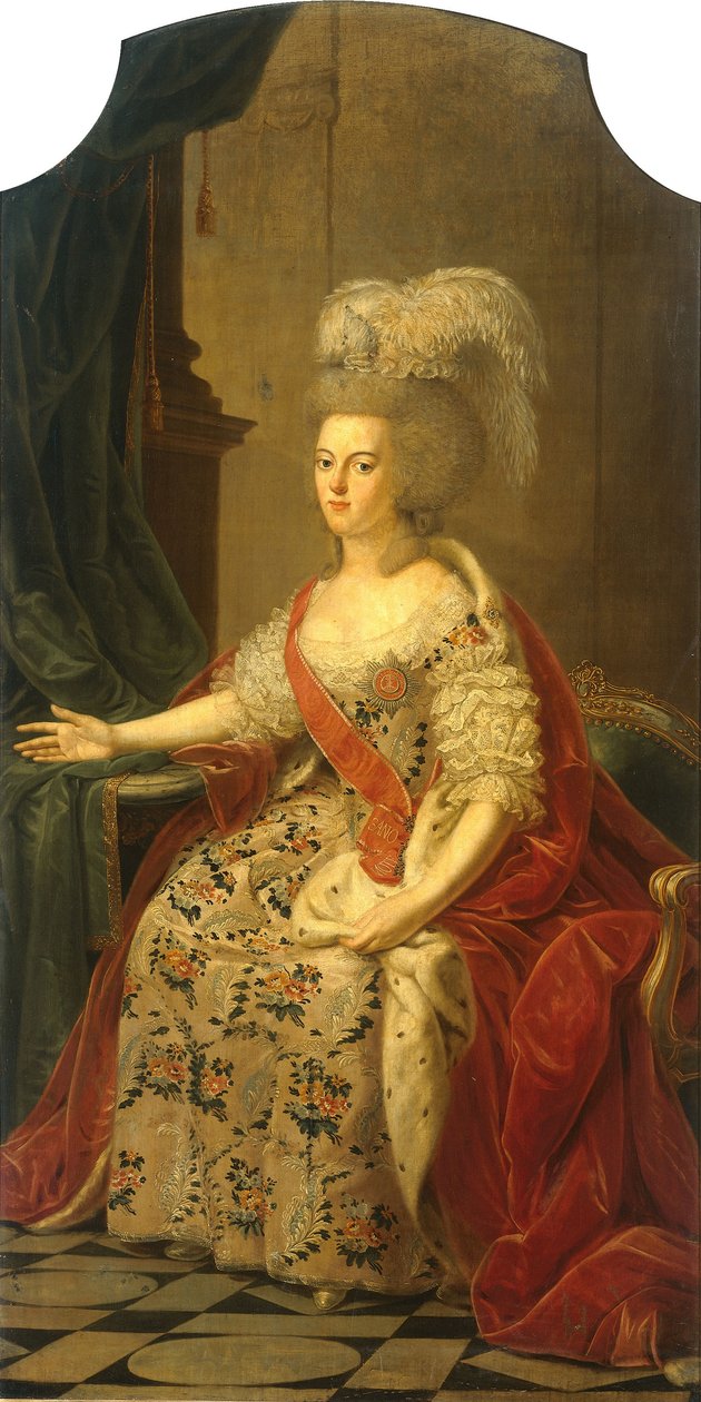 Portré Vilmos porosz hercegnőről (1751-1820) alkotó: Benjamin Samuel Bolomey