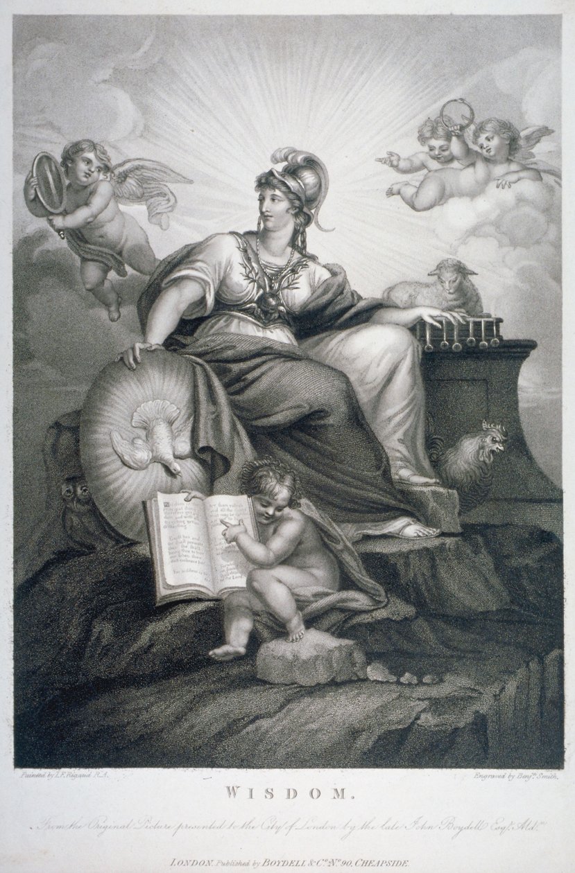 "Bölcsesség", 1794. alkotó: Benjamin Smith