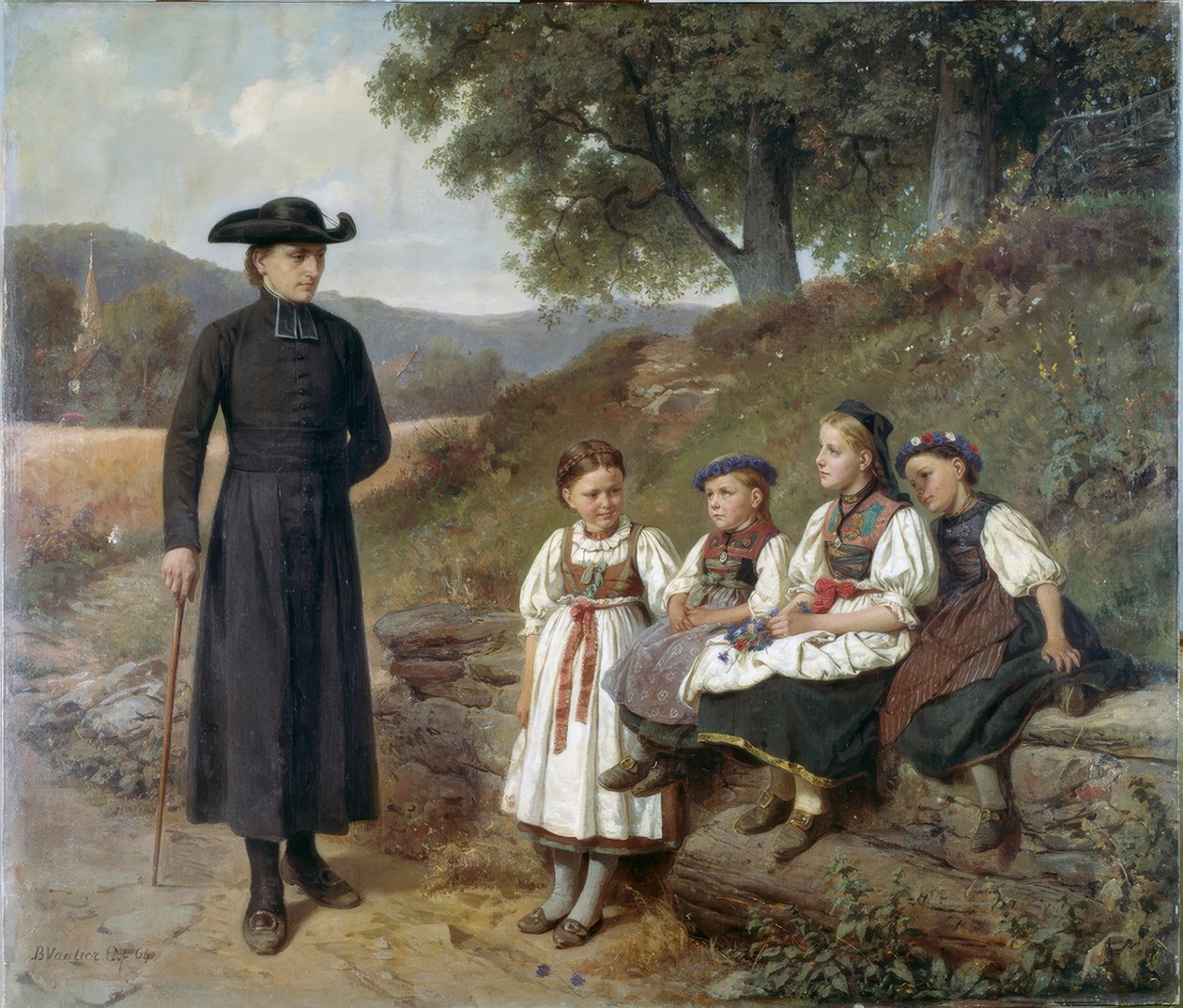 Nyári vasárnap alkotó: Benjamin Vautier