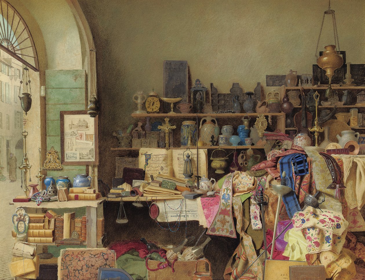 Egy kis Róma; Egy kis Róma, 1884 alkotó: Benjamin Walter Spiers