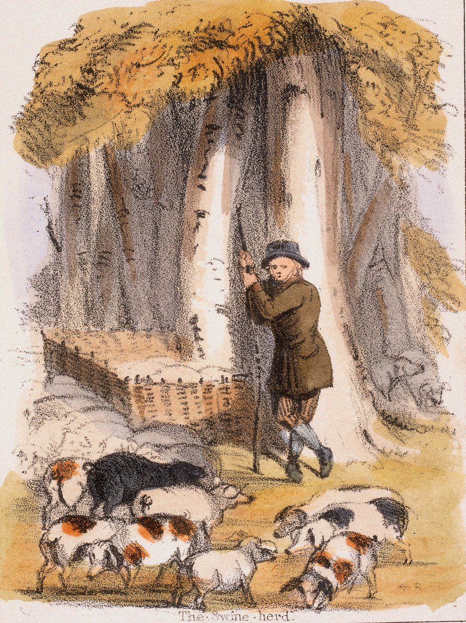 A sertésállomány, 1845 alkotó: Benjamin Waterhouse Hawkins