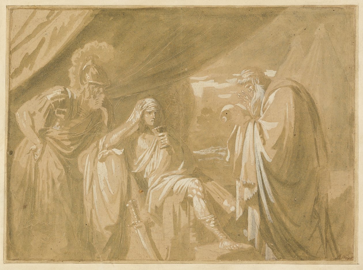 Sándor bizalma Fülöp orvosával szemben alkotó: Benjamin West