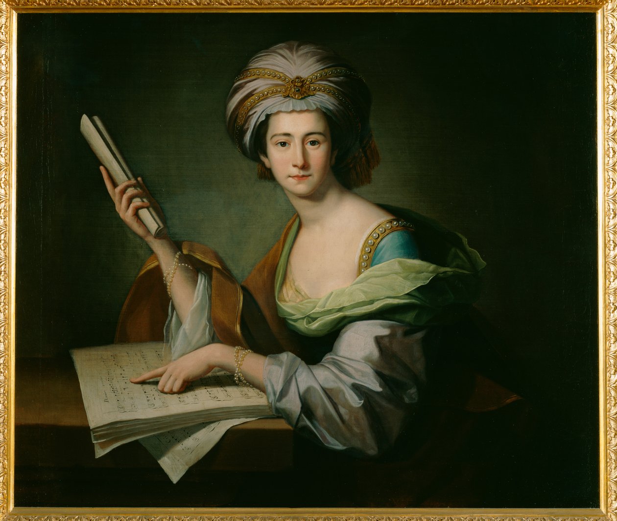 Anna Maria Schulz, Lady Griffin (olaj, vászon) alkotó: Benjamin West