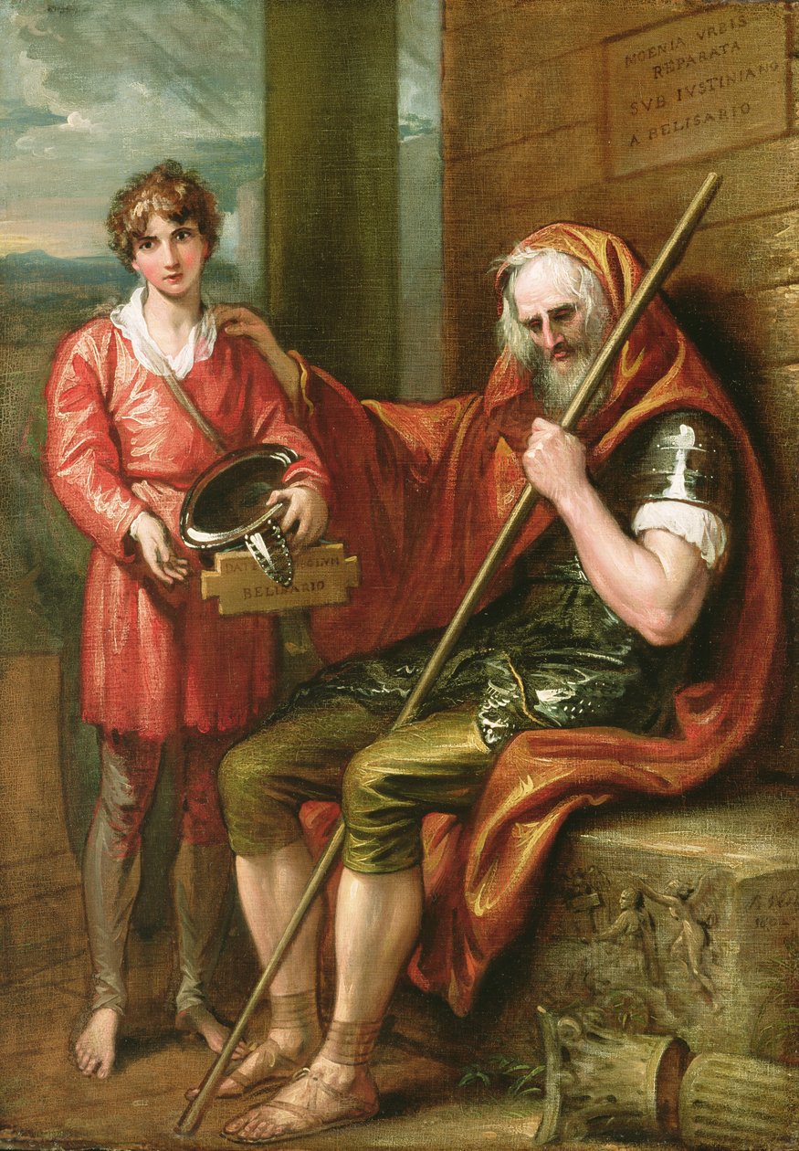 Belisarius és a fiú, 1802 alkotó: Benjamin West