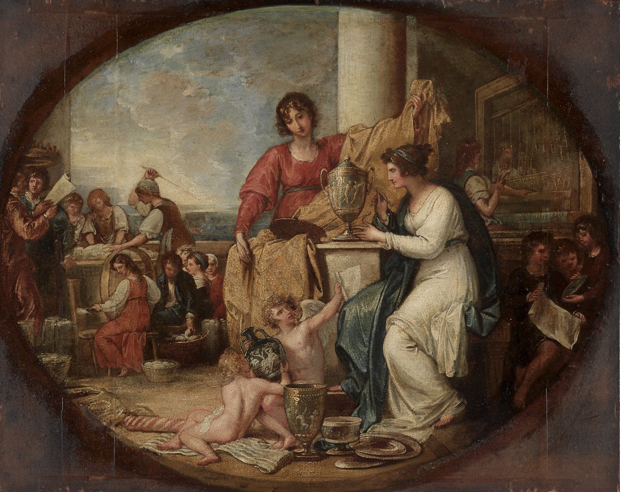 Brit manufaktúra – Vázlat alkotó: Benjamin West