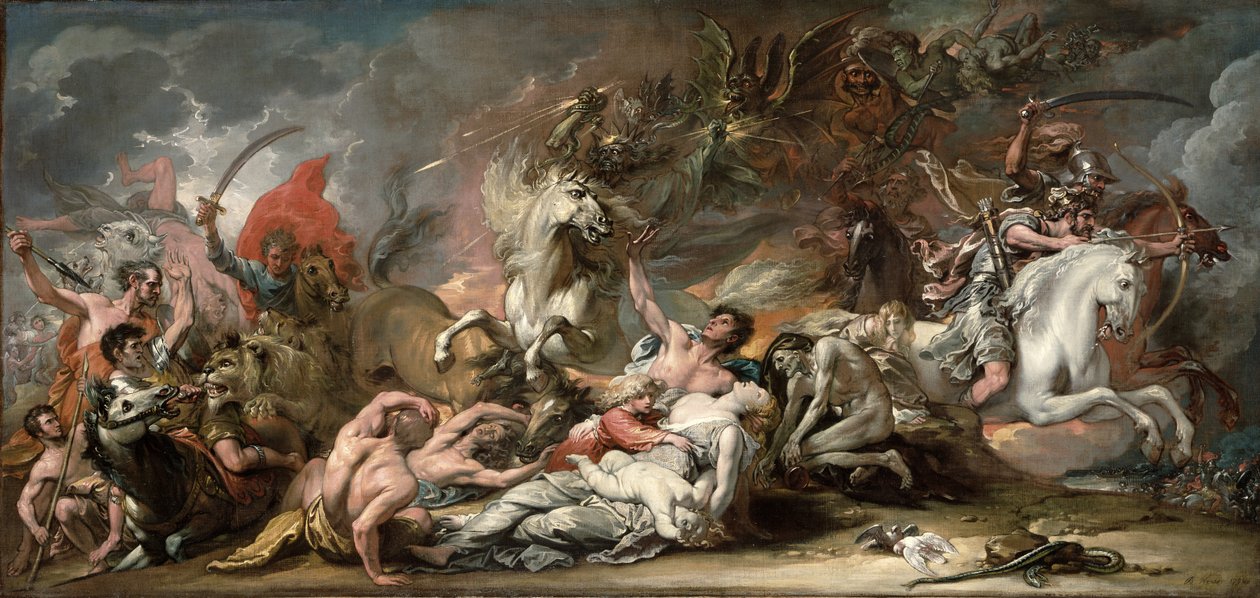 Halál a sápadt lovon, 1796 alkotó: Benjamin West