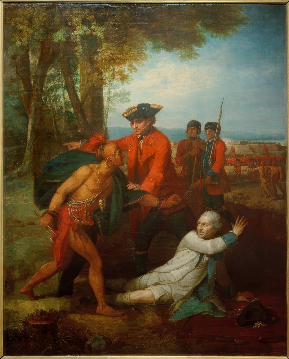 Johnson tábornok mentőtiszt alkotó: Benjamin West