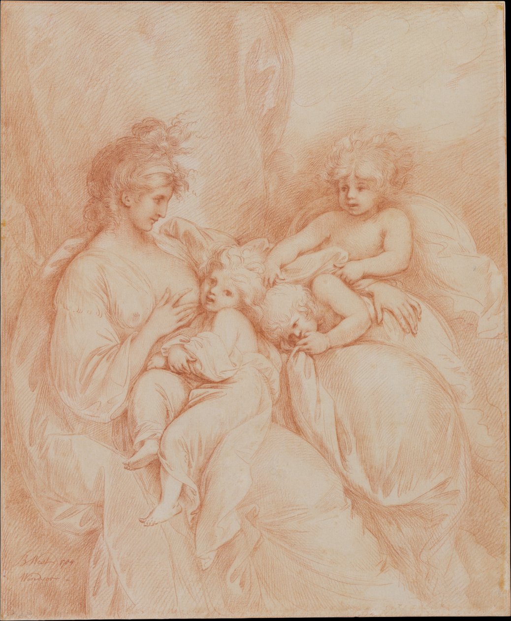 Anyaság alkotó: Benjamin West