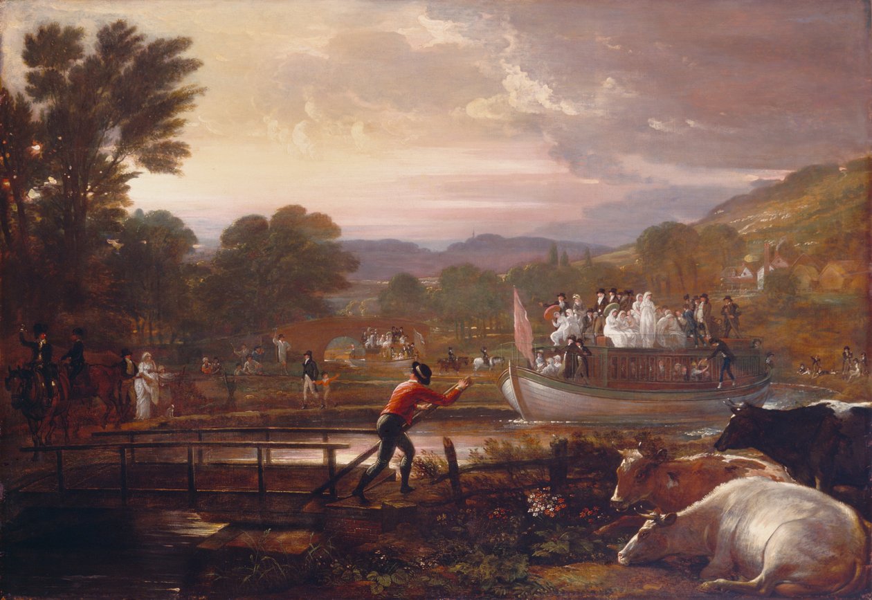 Paddington-csatorna, 1801 alkotó: Benjamin West