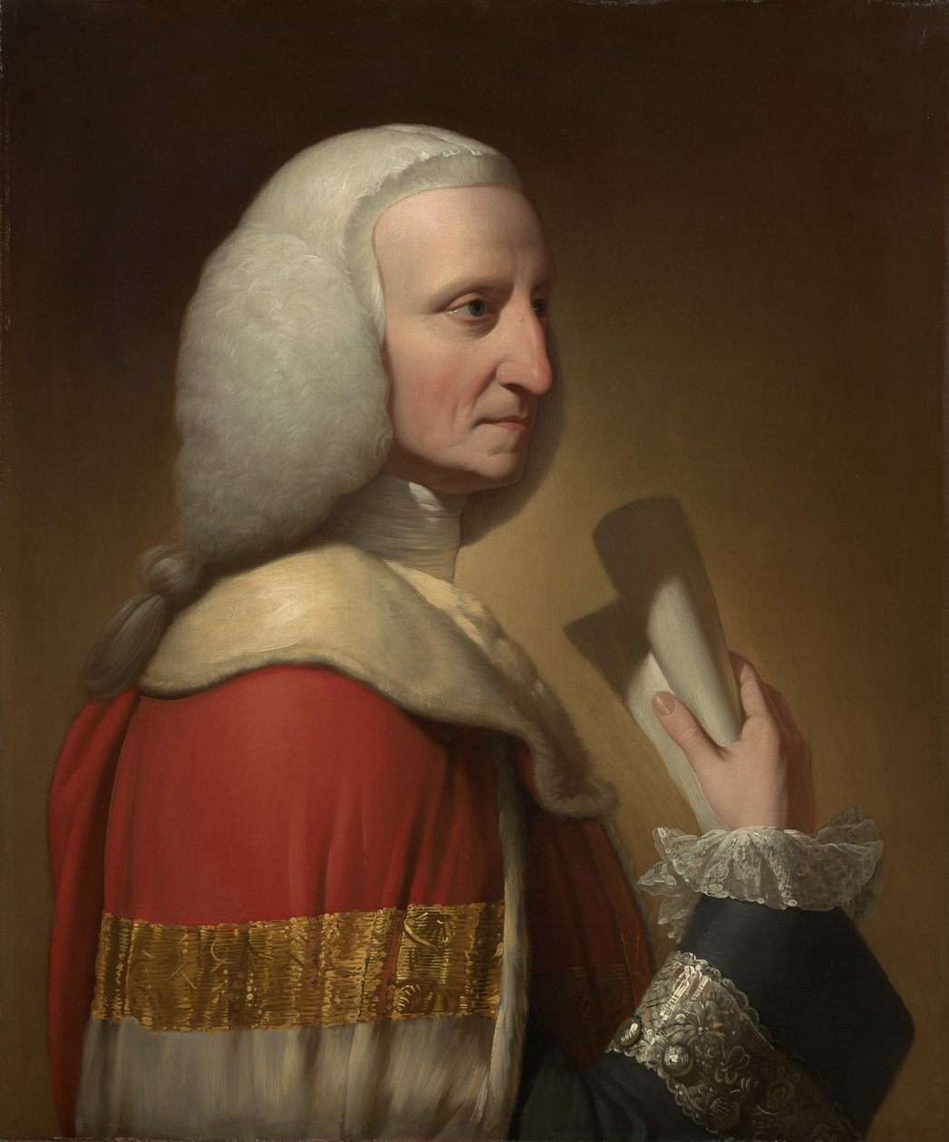 George, Lyttelton első lord portréja, 1772 körül alkotó: Benjamin West