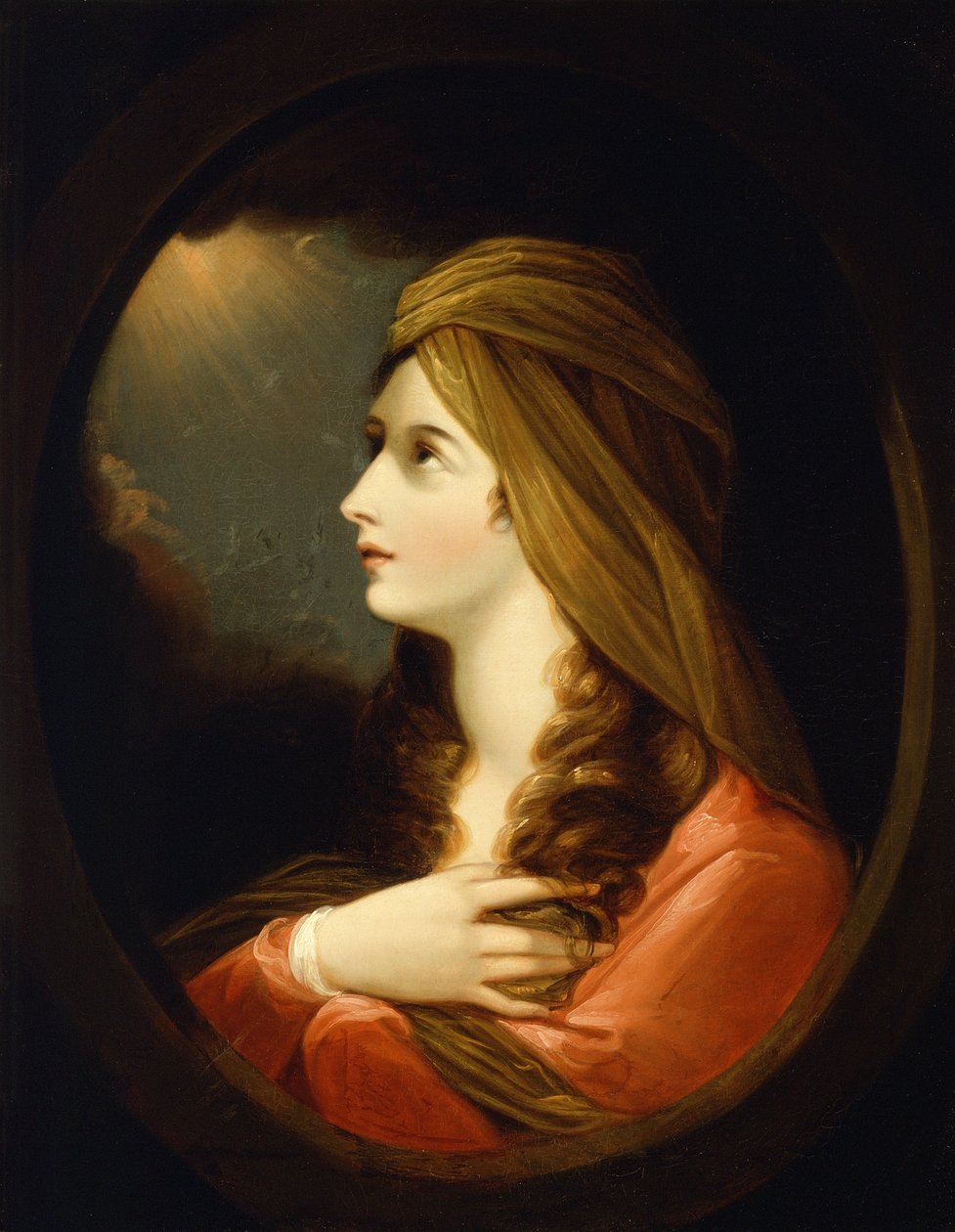 Hölgy portréja, 18. század vége alkotó: Benjamin West