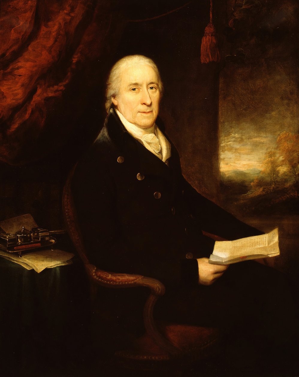 Férfi portré, 179099. alkotó: Benjamin West