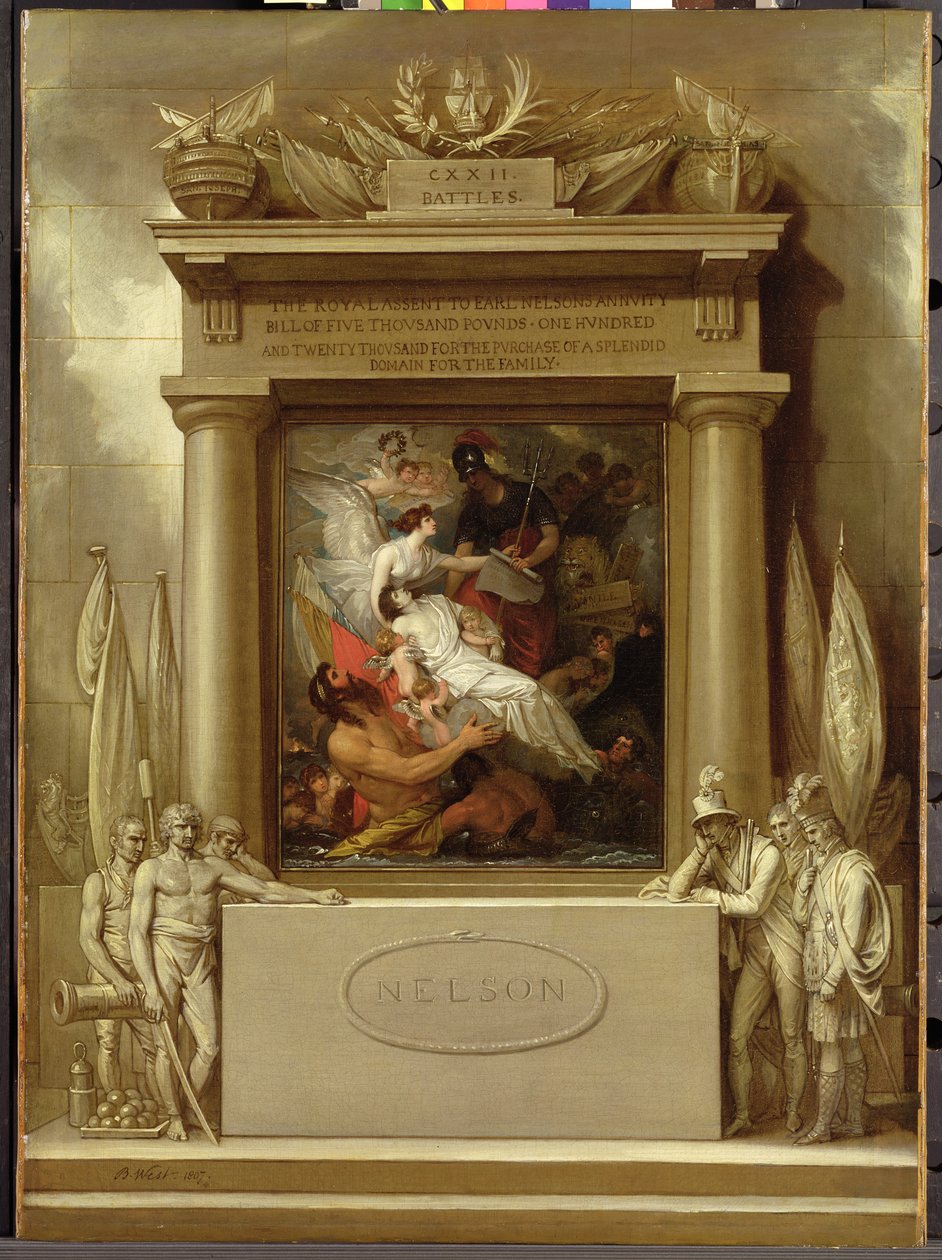 Műemlékprojekt, „Nelson apoteózisa” alkotó: Benjamin West