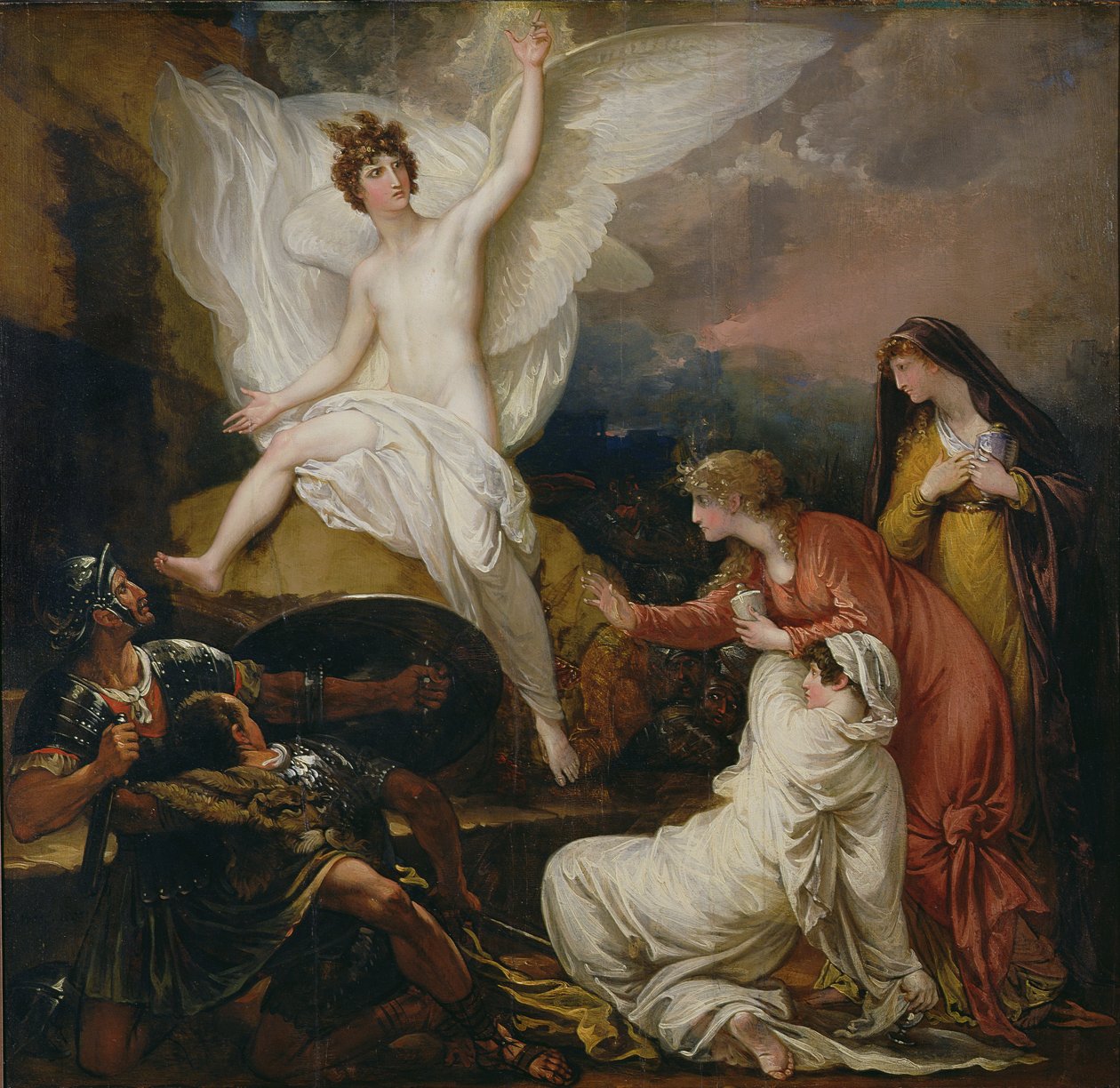 Az Úr angyala hirdeti a feltámadást, 1805 alkotó: Benjamin West