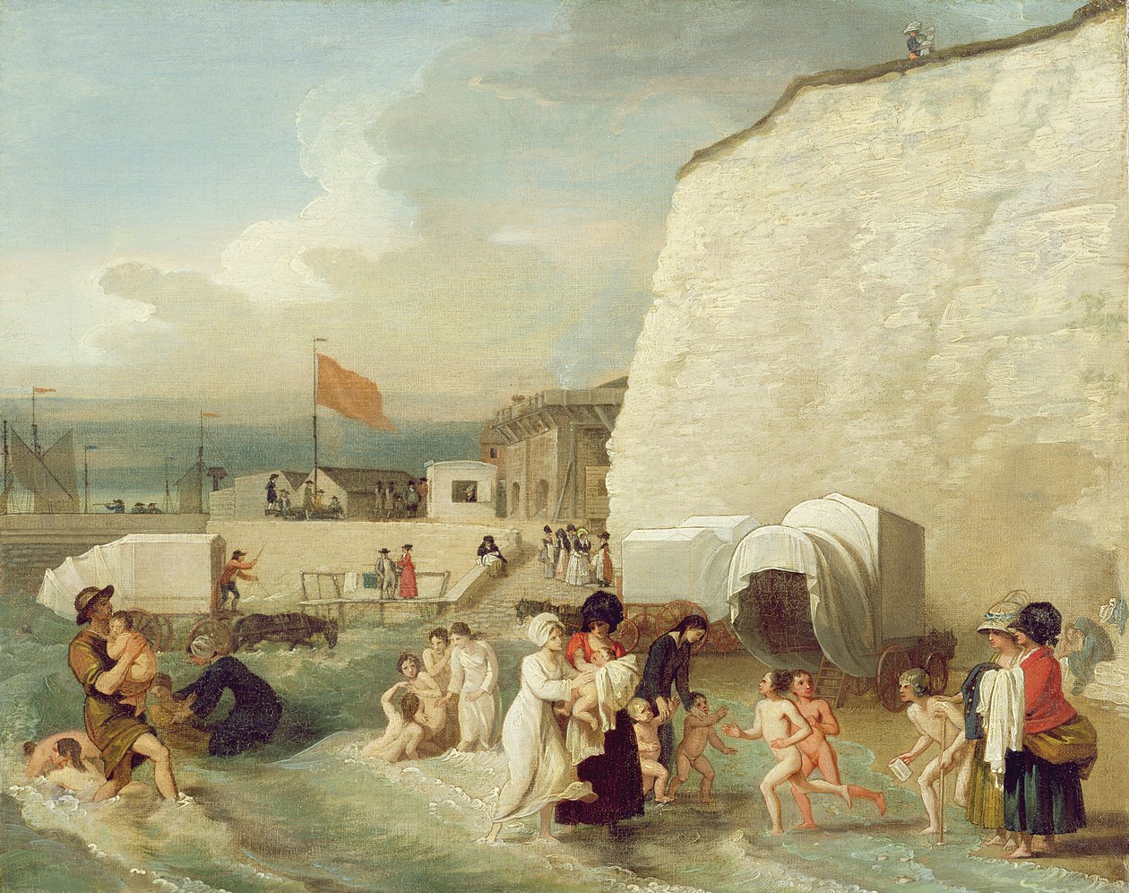 The Bathing Place at Ramsgate, 1788 körül (olaj, vászon) alkotó: Benjamin West