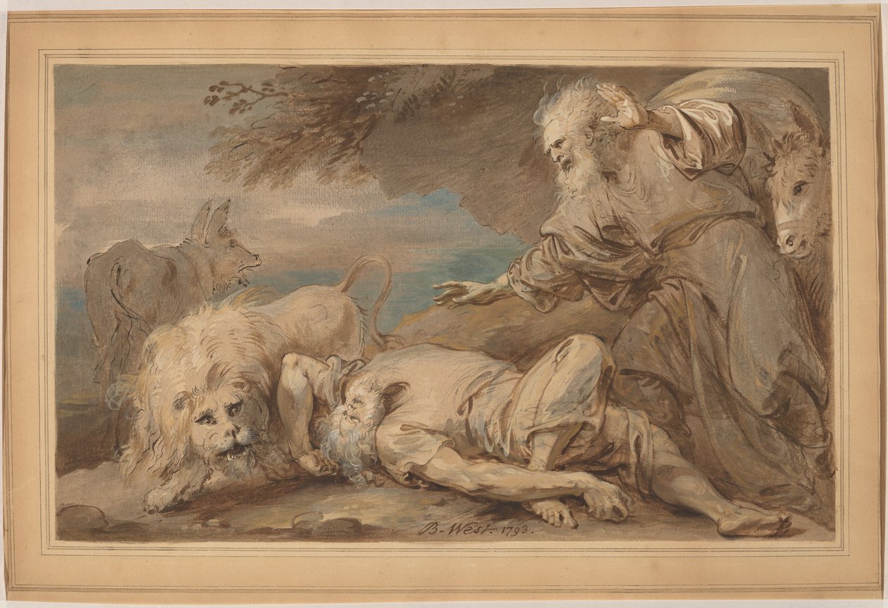Az engedetlen próféta alkotó: Benjamin West