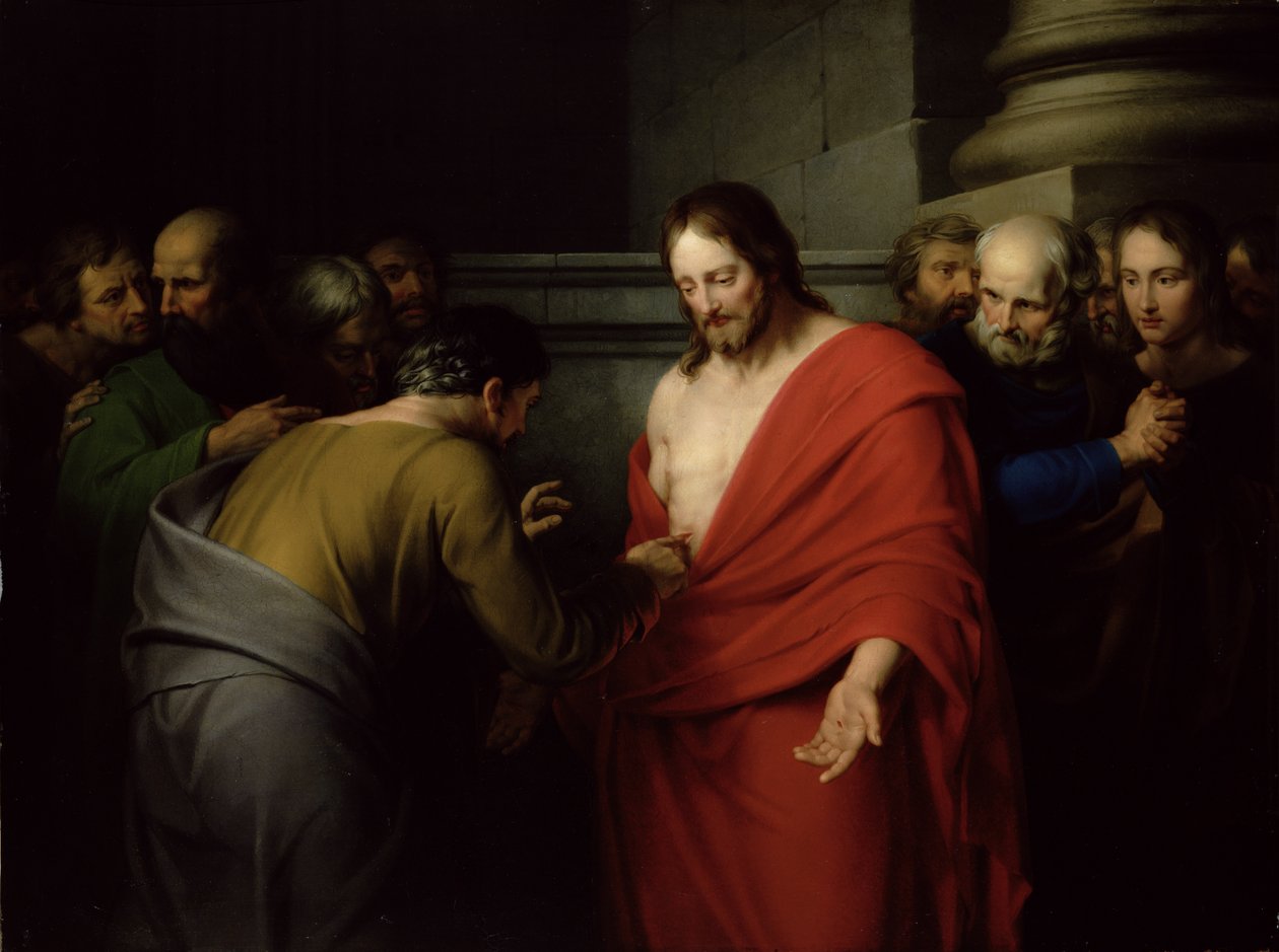 Szent Tamás hitetlensége (olaj, vászon) alkotó: Benjamin West