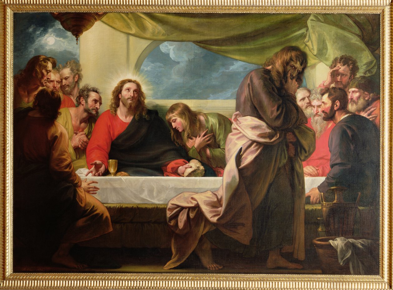 Az utolsó vacsora, 1786 alkotó: Benjamin West