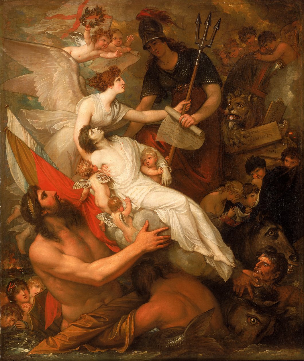 Nelson halhatatlansága alkotó: Benjamin West