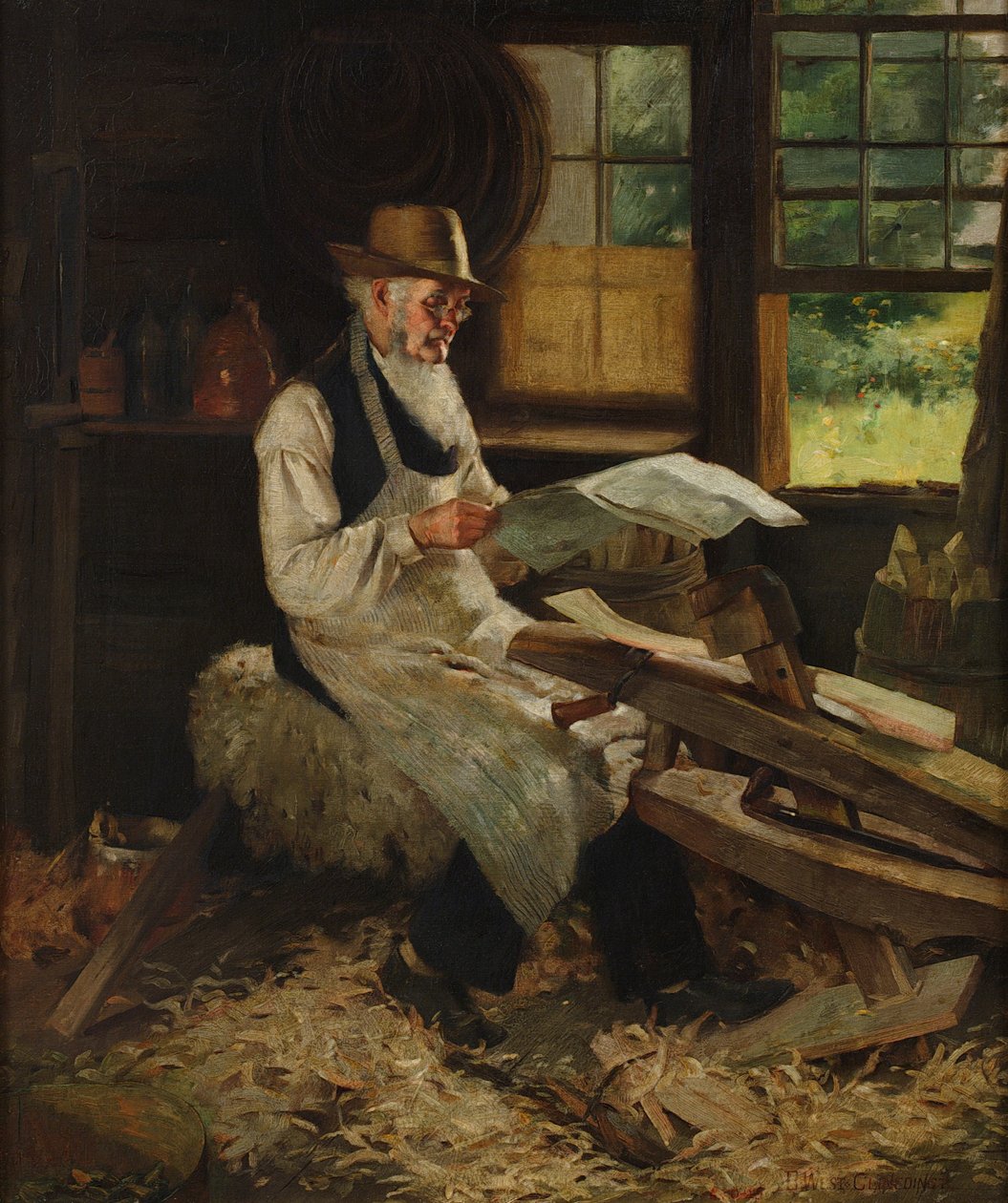 Egy tétlen pillanat alkotó: Benjamin West Clinedinst