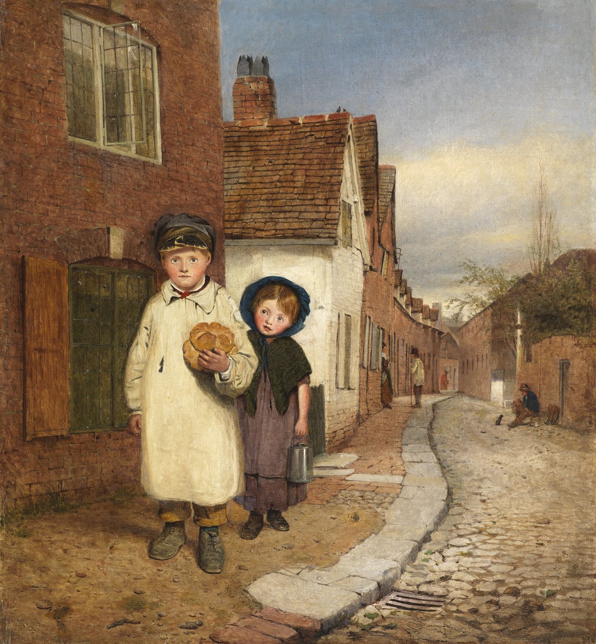 A Frog Lane kilátása alkotó: Benjamin Williams Leader