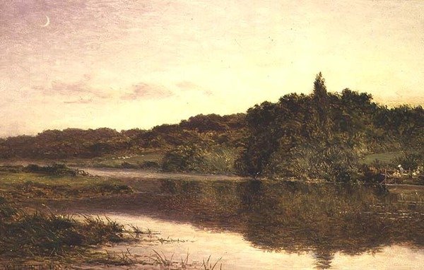 Streatley kilátása alkotó: Benjamin Williams Leader