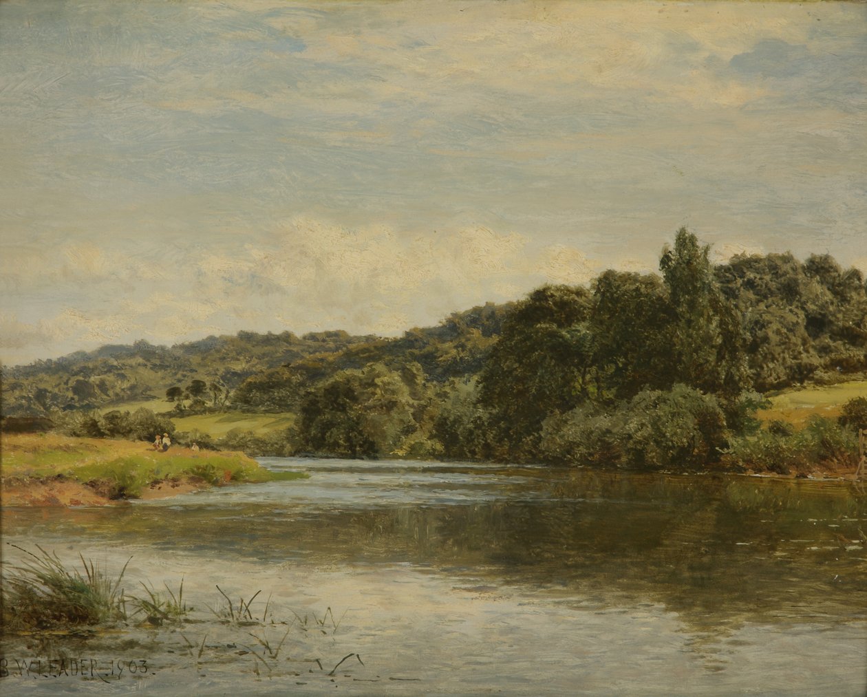 Délután a Temzén, 1903 alkotó: Benjamin Williams Leader