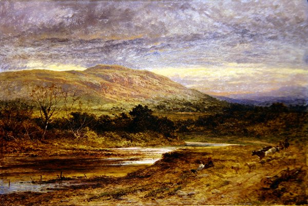 Este Llandulasként, Észak-Walesben alkotó: Benjamin Williams Leader