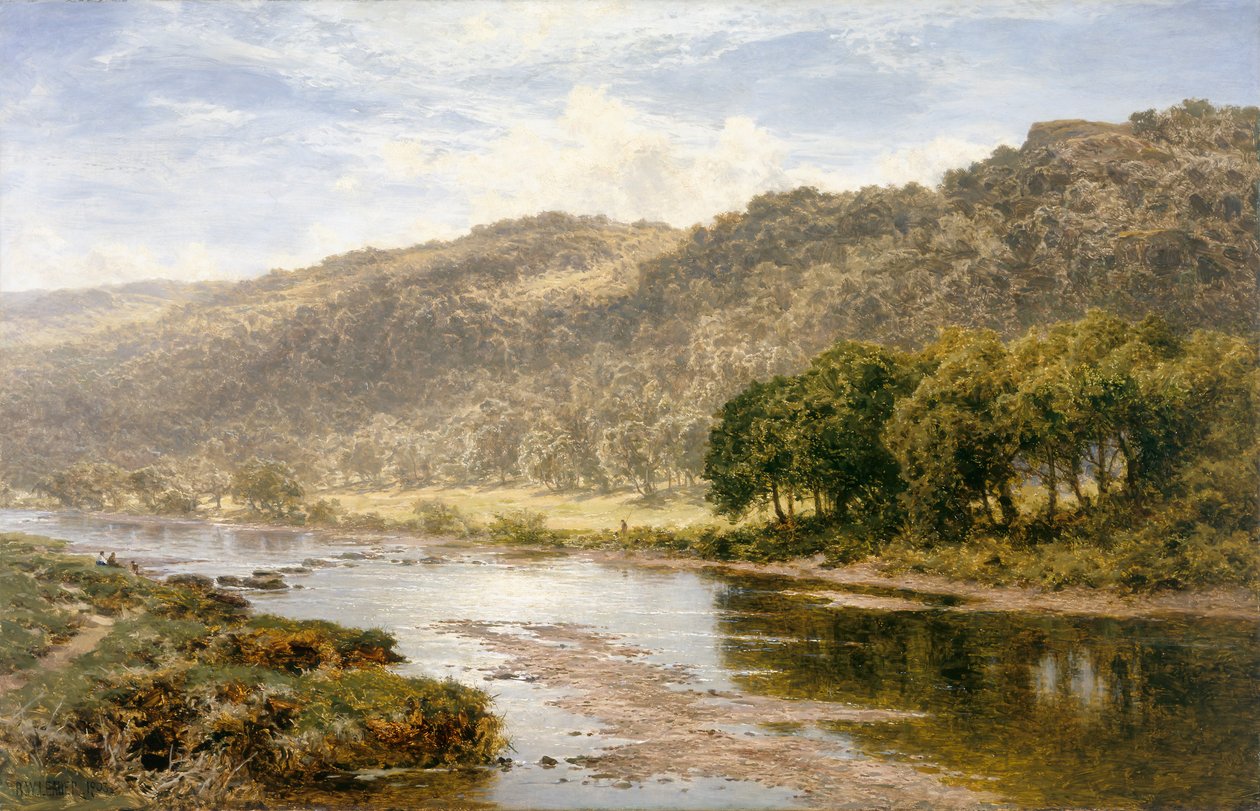 „A Llugwy-n Capel Curig alatt”, 1903 alkotó: Benjamin Williams Leader