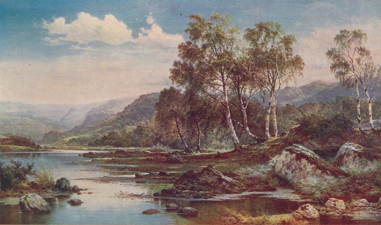 The Valley of the Llugwy, 1883, c1900 alkotó: Benjamin Williams Leader