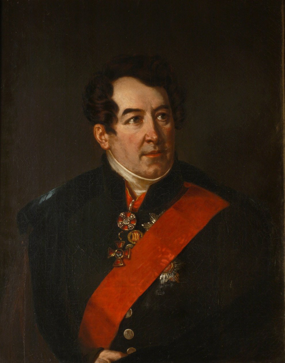 Dmitrij Oszipovics Baranov költő portréja 1773-1834, 1820-as évek vége alkotó: Benois Charles Mitoire