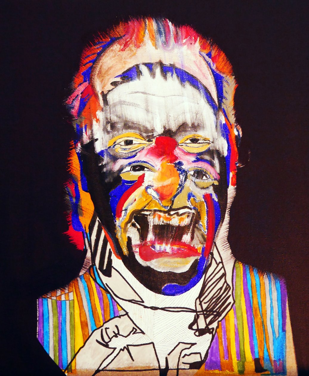 50 jelentős író a történelemben : Charles Bukowski, 2015 (olaj és akril, vászon) alkotó: Benoit Erwann Boucherot