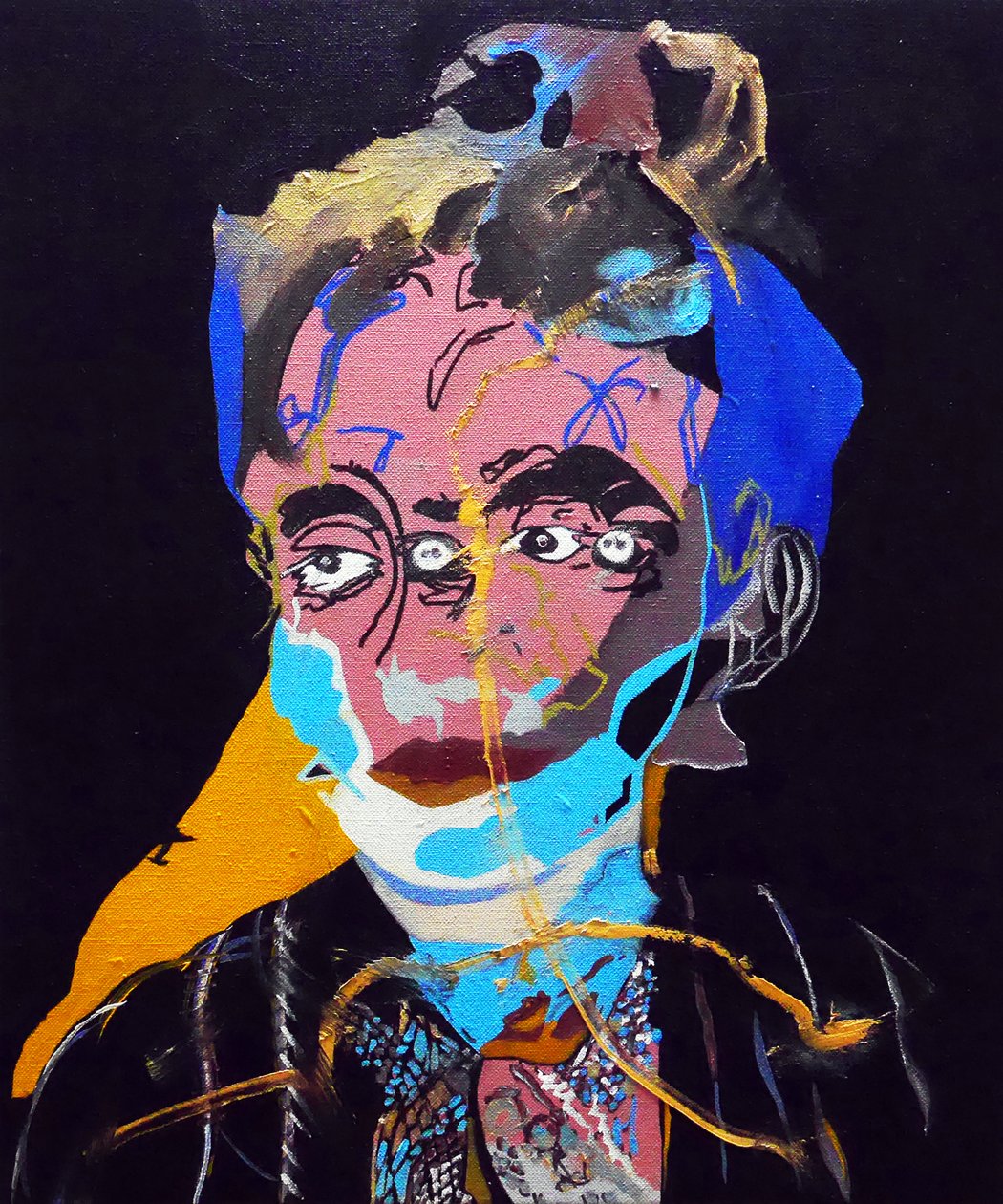50 jelentős író a történelemben : Marguerite Duras, 2015 (olaj és akril, vászon) alkotó: Benoit Erwann Boucherot