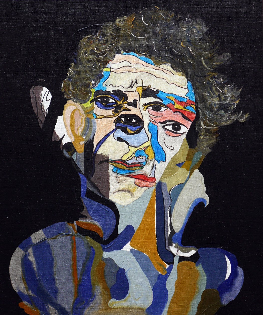 50 jelentős író a történelemben : Norman Mailer, 2015 (olaj és akril, vászon) alkotó: Benoit Erwann Boucherot