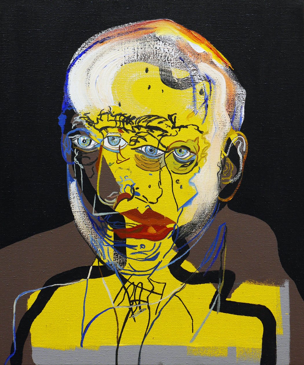 50 jelentős író a történelemben : Pablo Neruda, 2015 (olaj és akril vászon) alkotó: Benoit Erwann Boucherot