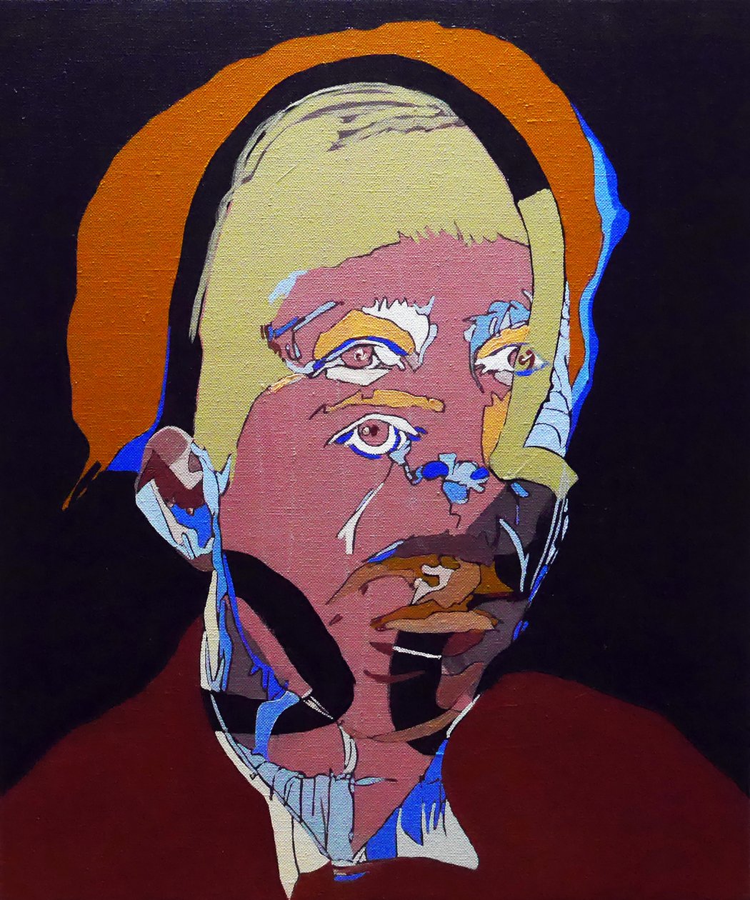 50 jelentős író a történelemben : Simone de Beauvoir, 2015 (olaj és akril, vászon) alkotó: Benoit Erwann Boucherot