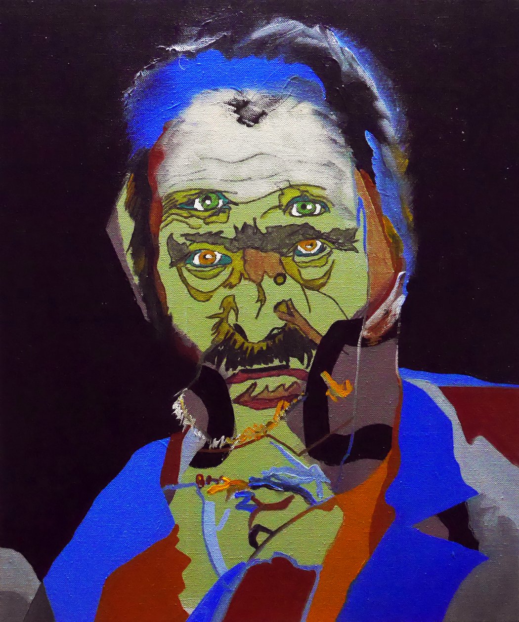 50 jelentős író a történelemben : Victor Hugo, 2015 (olaj és akril, vászon) alkotó: Benoit Erwann Boucherot