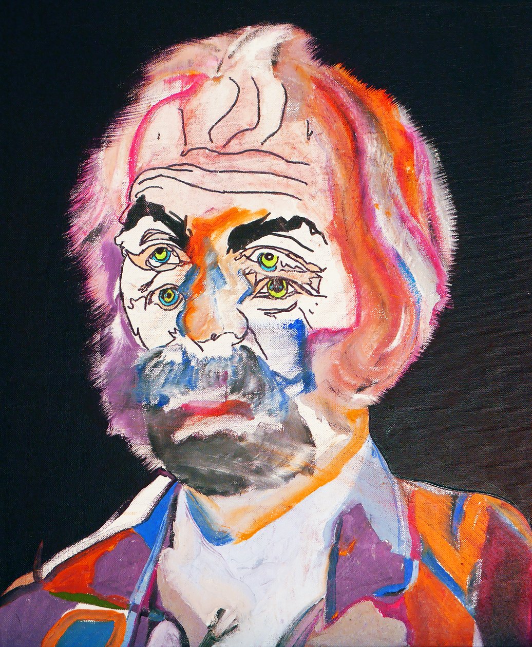50 jelentős író a történelemben : Walt Whitman, 2015 (olaj és akril, vászon) alkotó: Benoit Erwann Boucherot