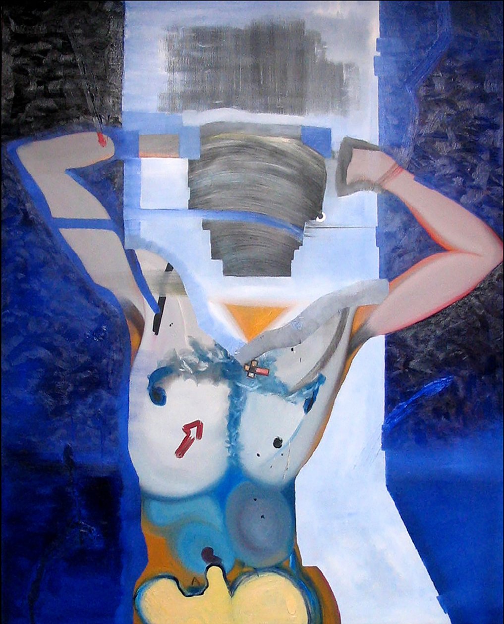 Homme libre, 2006 (olaj és akril, vászon) alkotó: Benoit Erwann Boucherot
