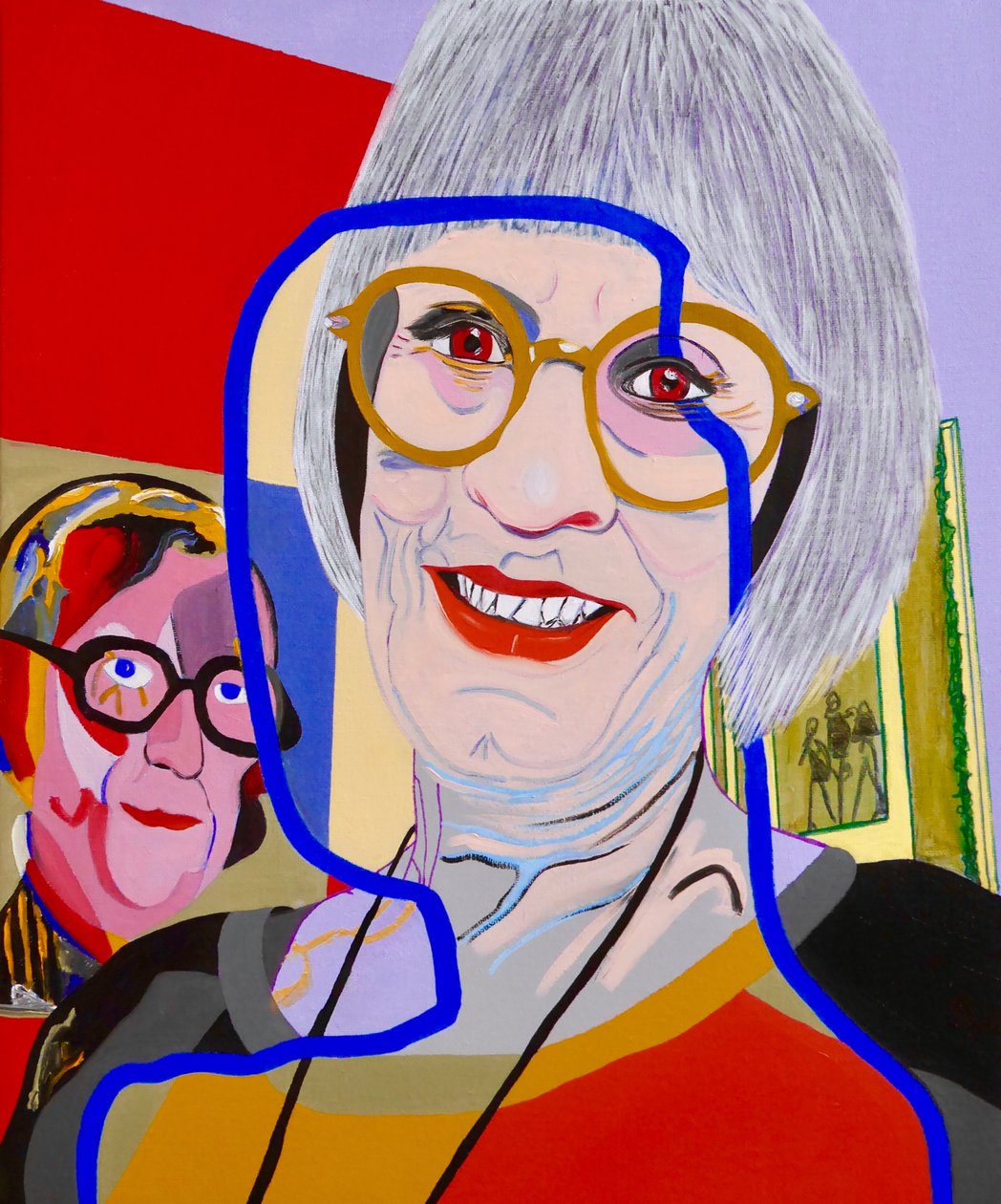 A bolondok hajója : Diane, 2020 (olaj, vászon) alkotó: Benoit Erwann Boucherot