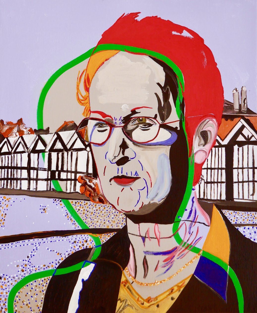 La Nef des fous : Marie Therese, 2020 (olaj, vászon) alkotó: Benoit Erwann Boucherot