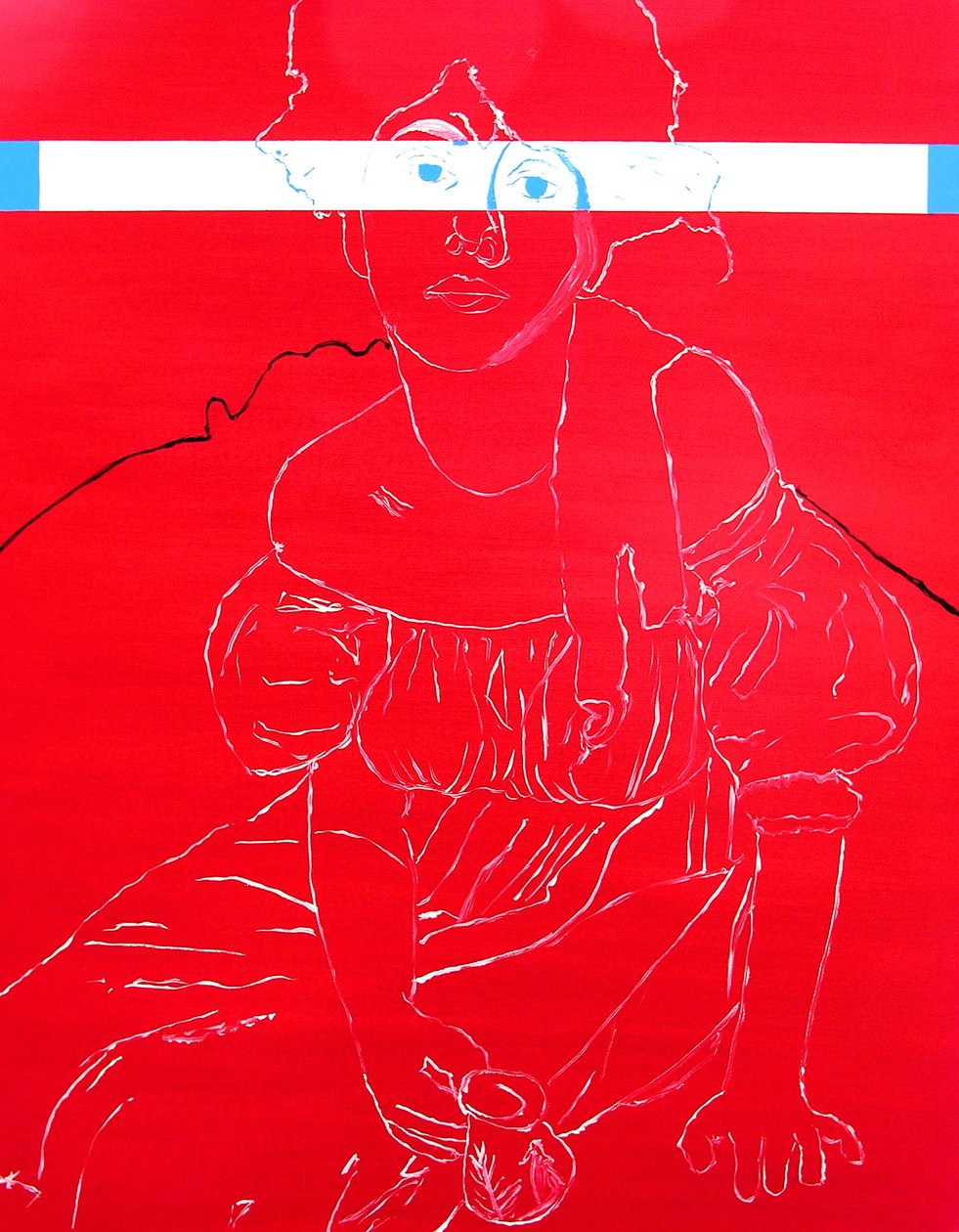 Miss N. 2, 2000 (olaj, vászon) alkotó: Benoit Erwann Boucherot